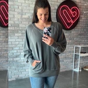 Silver Icing “Everyday Casual Pullover” by Zenana 
Size Small New without tags